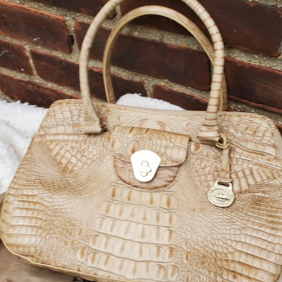 Brahmin croc vintage satchel bag - Picture 8 of 16